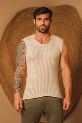 Regata Masculina em Tricô