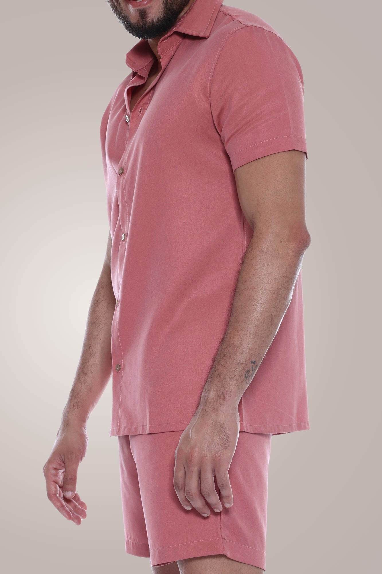 Conjunto Masculino Camisa e Short em Microfibra