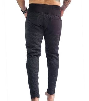 Calça Masculina Moletom Matelassê Preto