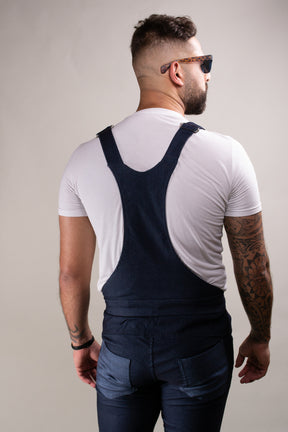 Jardineira Masculina Jeans