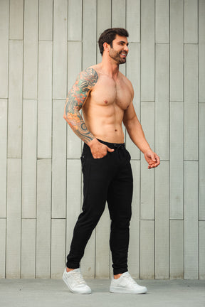Calça Masculina Jogger Canelada