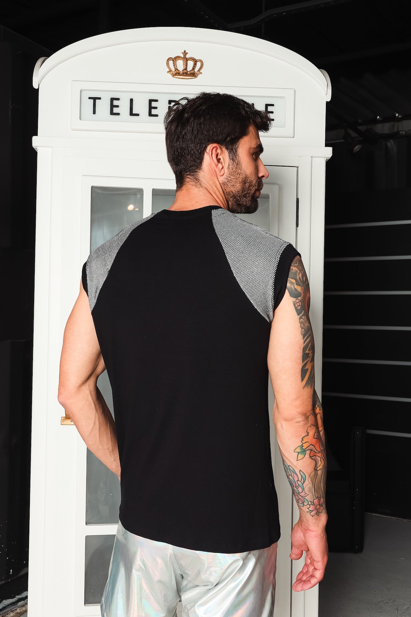 Regata Viscolycra com Detalhe Prateado