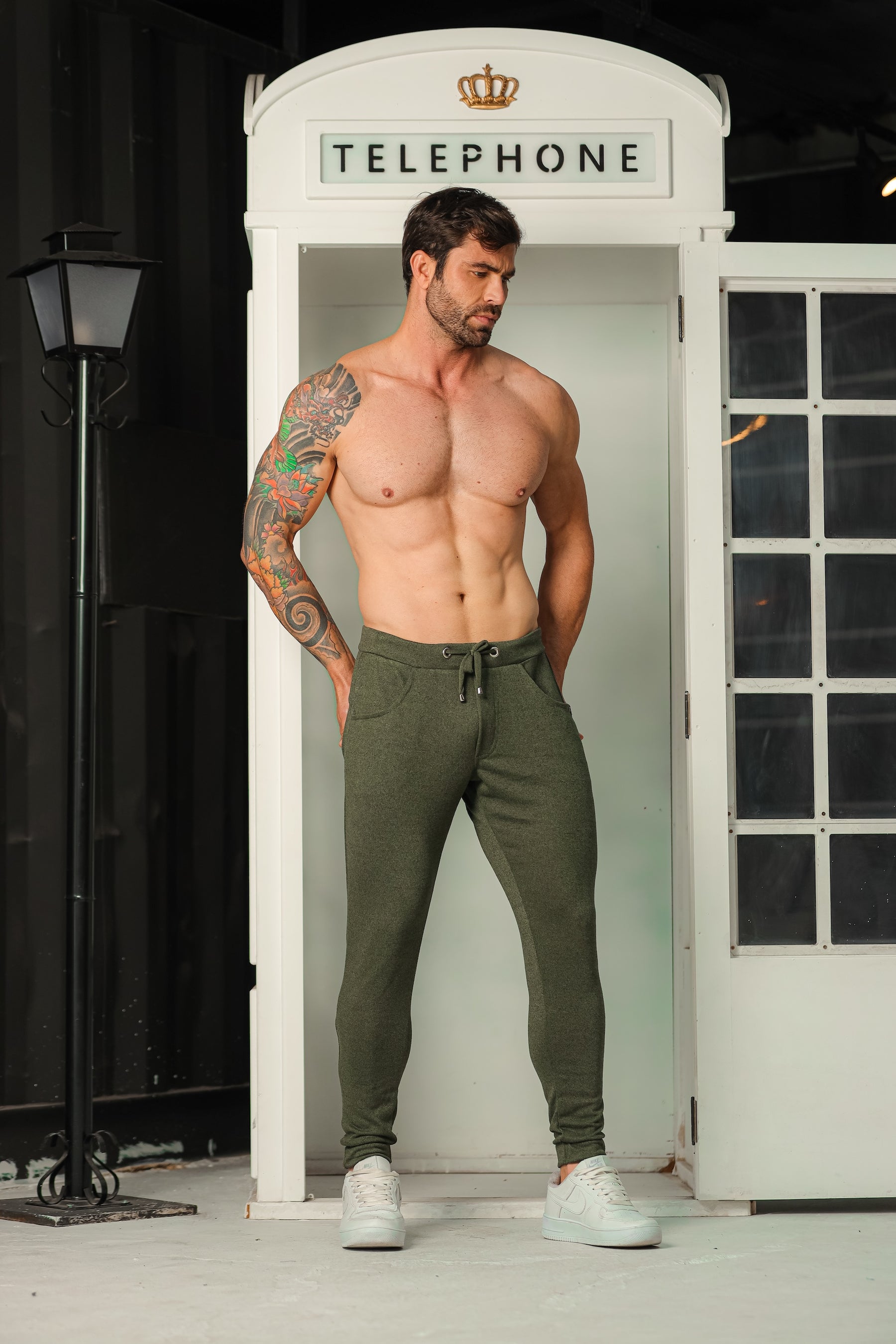 Calça Masculina Jogger em Lãzinha