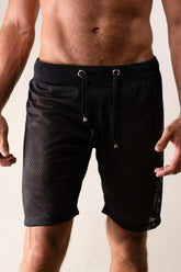 Bermuda Masculina Jotavê Preta em Tela