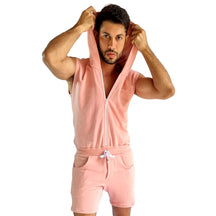 Macaquinho Masculino Modelo Machão com Capuz