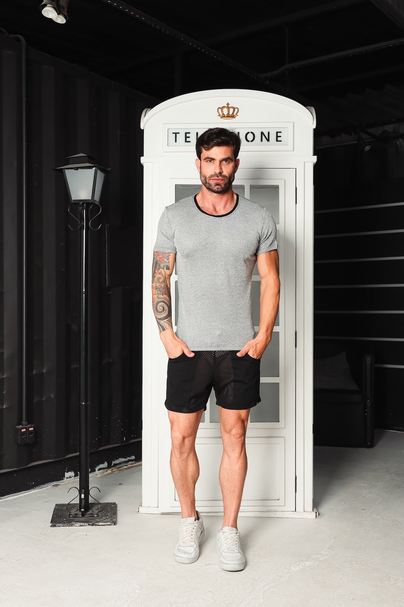 Camiseta em Malha Canelada