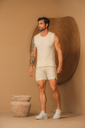 Conjunto Masculino em Tricô