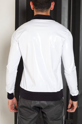 Jaqueta Masculina Bomber em Vinil