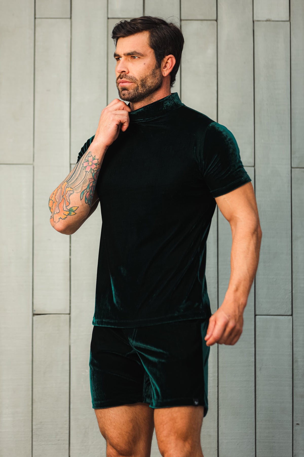 Conjunto Masculino em Veludo