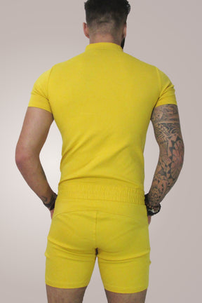 Macaquinho Masculino em Bengaline Amarelo