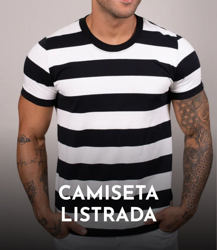 Coleção Camisetas Listradas
