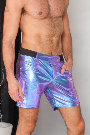 Short Masculino Metalizado