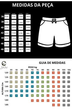 Conjunto Masculino Camisa e Short em Linho e Viscose Telha