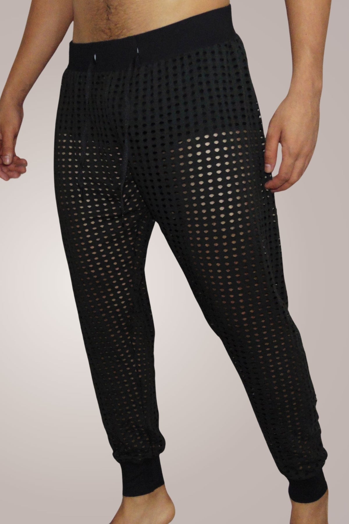 Calça Masculina de Arrastão Preto