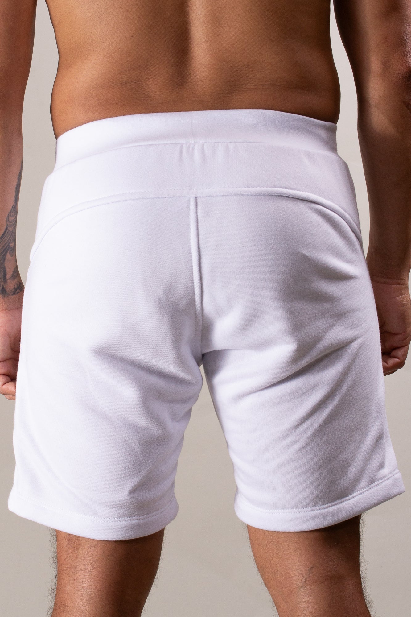 Bermuda Masculina de Moletinho Branco