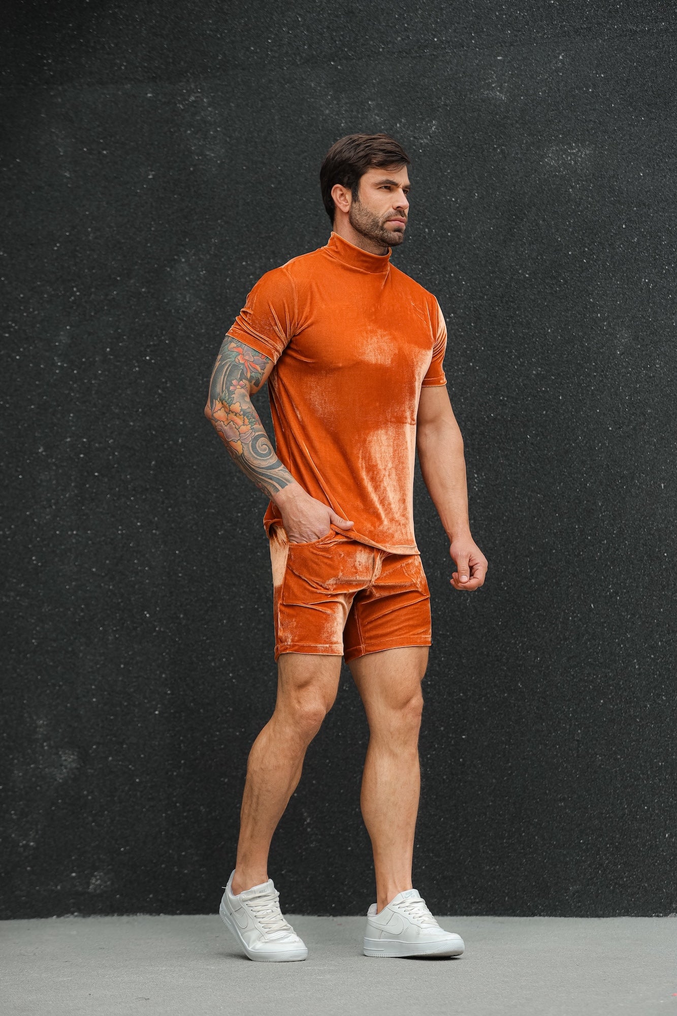 Conjunto Masculino em Veludo