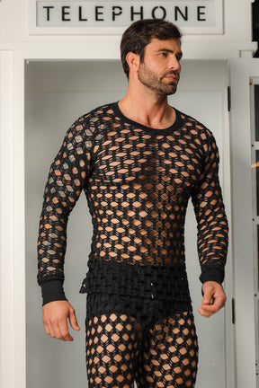 Conjunto Masculino em Arrastão Aberto