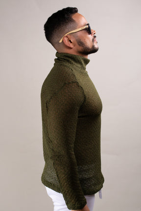 Blusa Cacharrel Tricot De Lã Verde