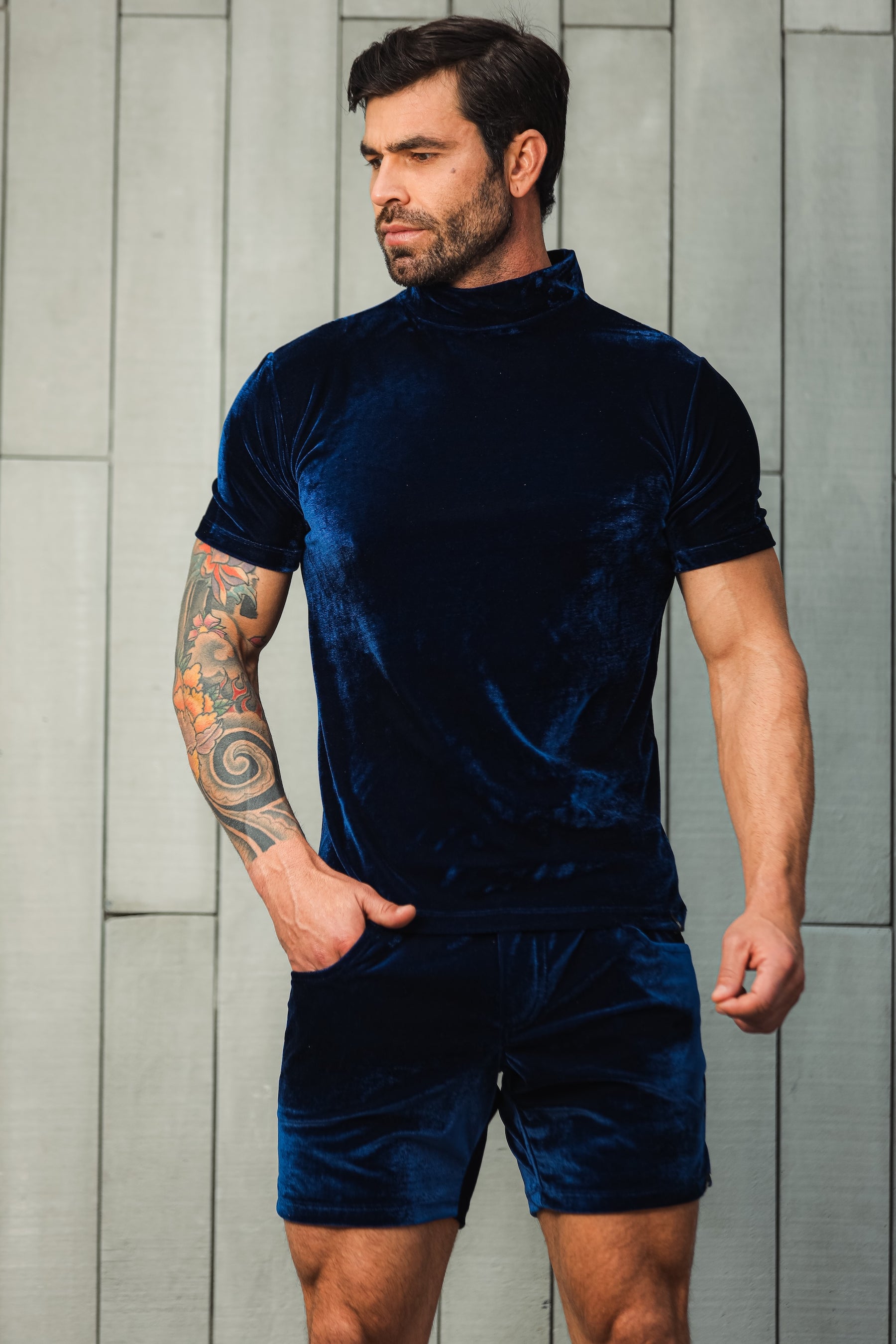 Conjunto Masculino em Veludo