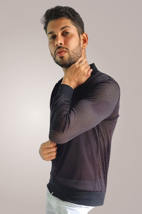 Jaqueta Masculina em Tela Preta