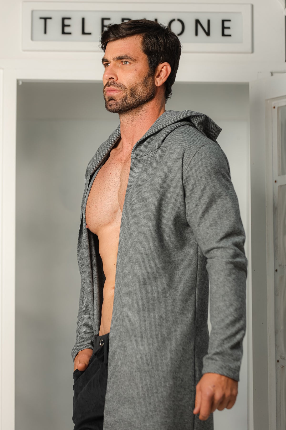 Cardigan Masculino Lãzinha Xadrez
