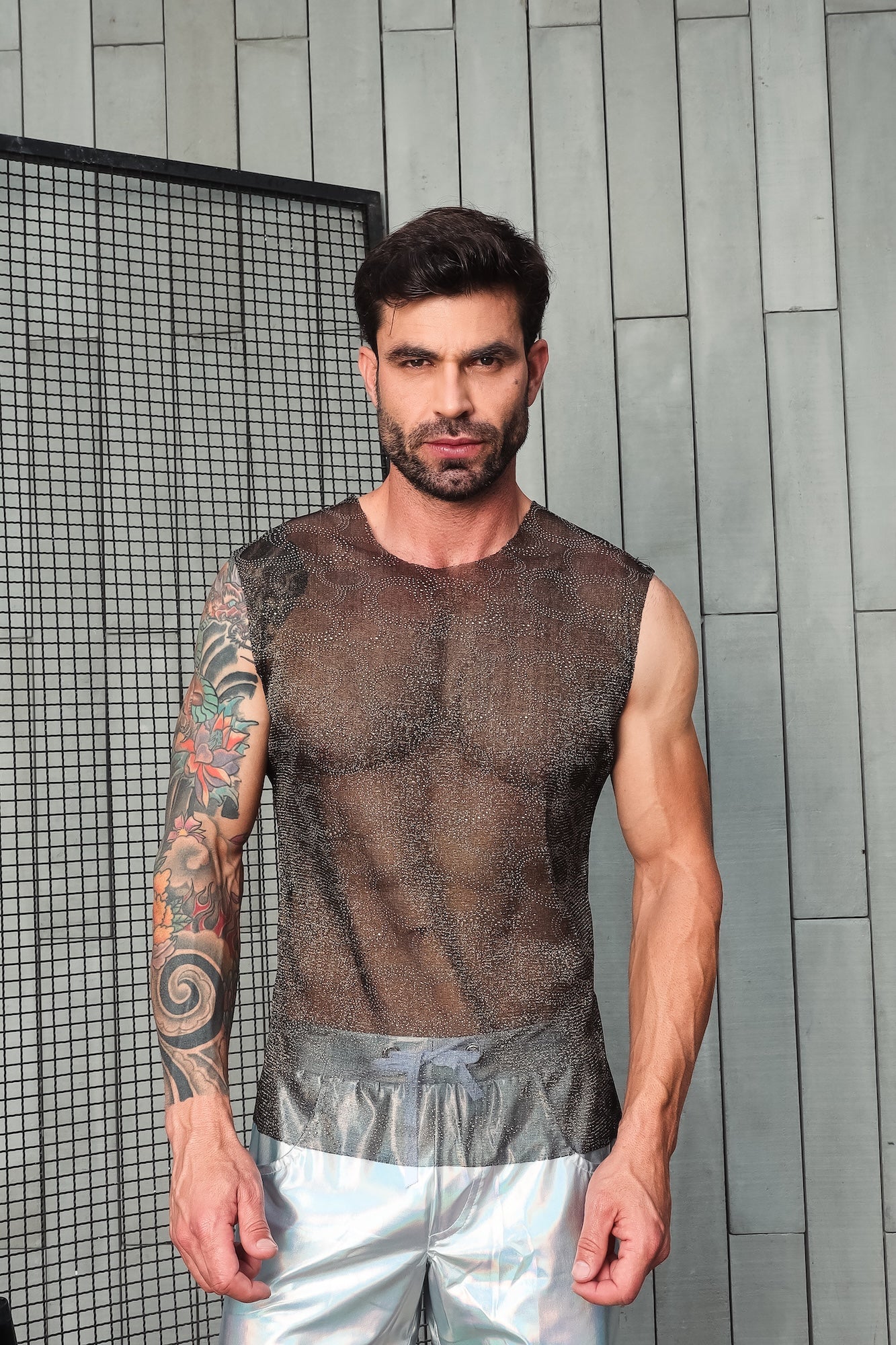 Regata Machao em Malha Devorê Resinada