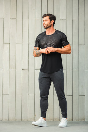 Camiseta Masculina Viscolycra Detalhe Paete