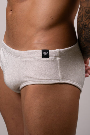 Sunga Slim Lurex Branco