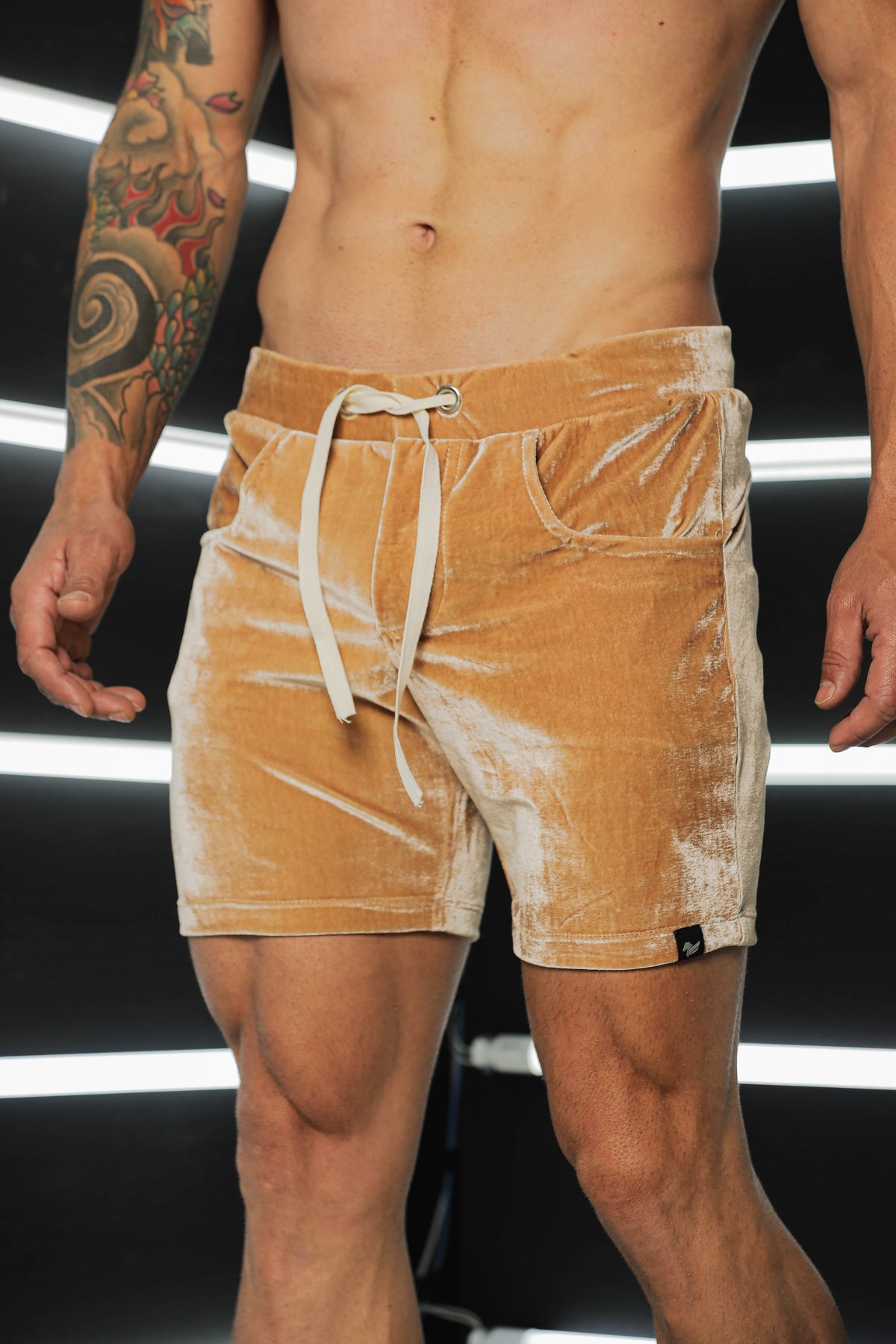 Short Masculino em Veludo