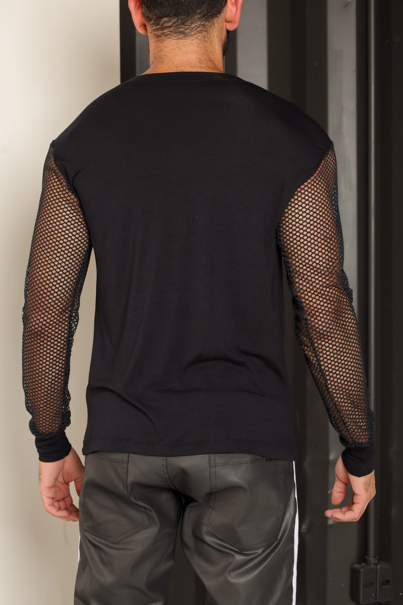 Camiseta Masculina Mama Punch® Manga Longa em Viscolycra Mangas em Arrastão