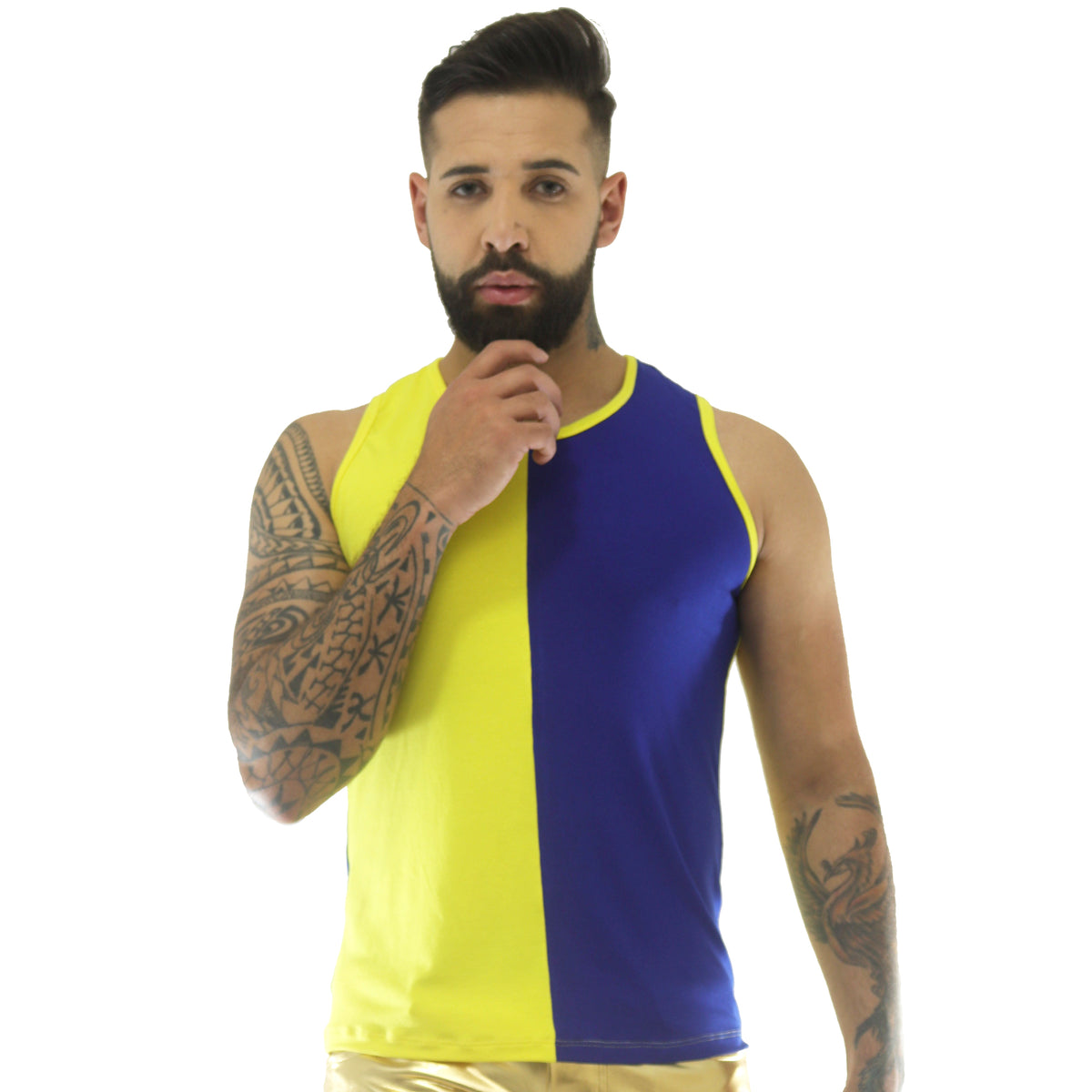 Regata Masculina Blue Yellow