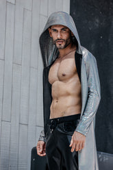 Cardigan Masculino Holográfico