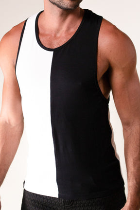 Regata Masculina Black White