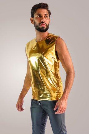 Regata Masculina Machão Metalizada