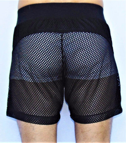 Short Masculino Transparente em Tela