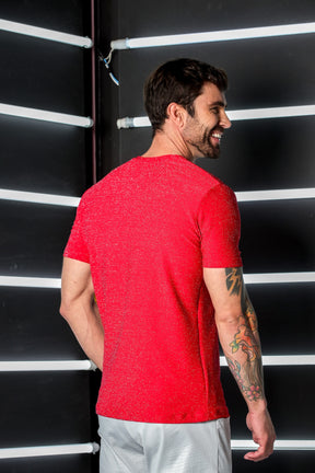 Camiseta Masculina em Lurex