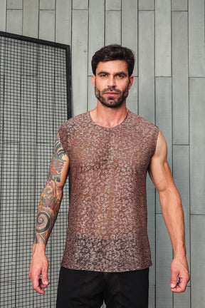 Regata Machão Devorê Oncinha