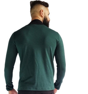 Blusa Masculina Verde Gola V Ateliê João Vieira | JotaVê