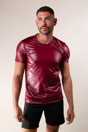 Camiseta Masculina Cirrê Bordô - Ateliê João Vieira - JotaVê