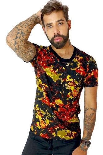 Camiseta Masculina Estampa Abstrata Ateliê João Vieira | JotaVê