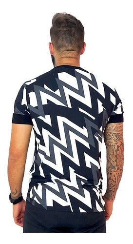 Camiseta Masculina Estampa Zig Zag Ateliê João Vieira | JotaVê