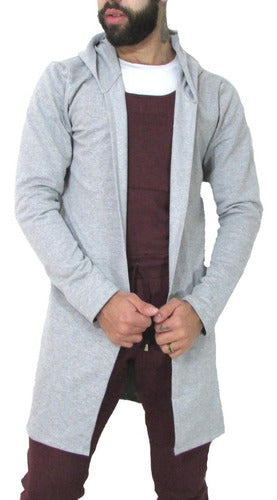 Cardigan Masculino Moletinho Cinza Ateliê João Vieira | JotaVê