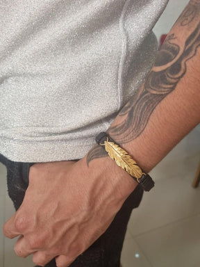 Pulseira Feather Gold Ateliê João Vieira | JotaVê